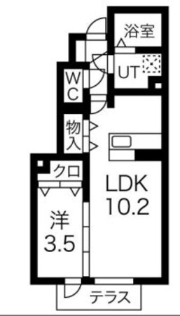 マ・メゾン岩屋の物件間取画像